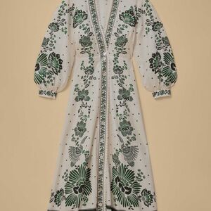 Farm Rio Forest Soul - White Maxi Dress